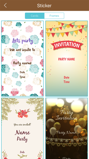 Party Invitation Card Creator HD Pro(圖2)-速報App