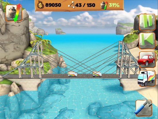 Bridge Constructor Playground на iPad