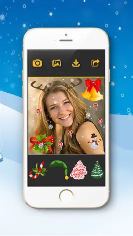 Game screenshot Christmas Stickers - Decorate Your Selfies apk