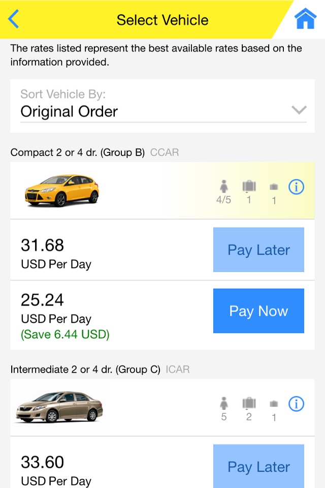 Hertz Car Rentals screenshot 3