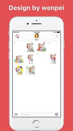 Happy Lovely Family stickers by wenpei(圖2)-速報App