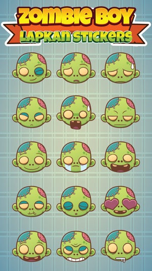 Sticker Me Zombie Boy