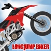 long jump biker