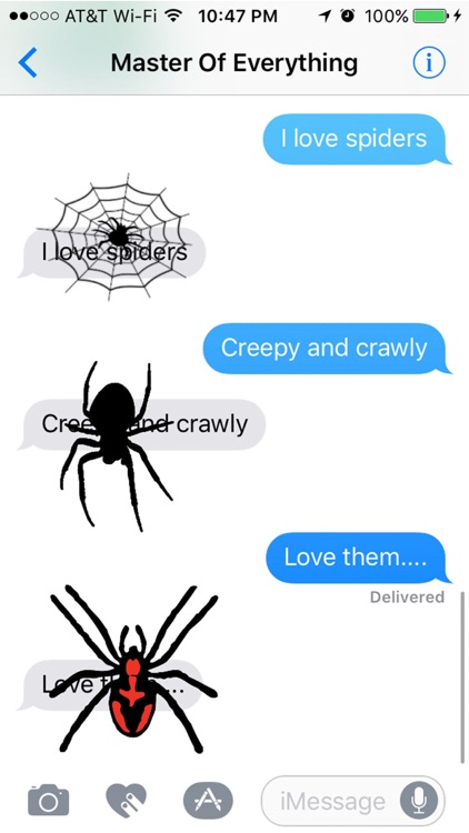Silly Spider Prank Stickers : Scare Your Friends