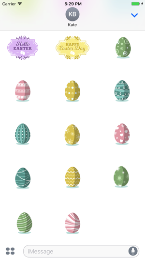 Easter Badge Pack for Messaging(圖4)-速報App