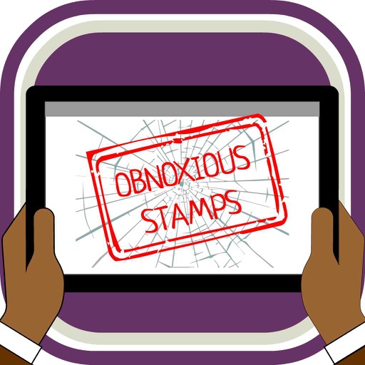 Obnoxious Stamps – Humorous Stickers & Emojis Icon