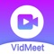 VidMeet gathers interesting people worldwide who share their interests and daily life, you can chat online through messages, video call, and live streaming features