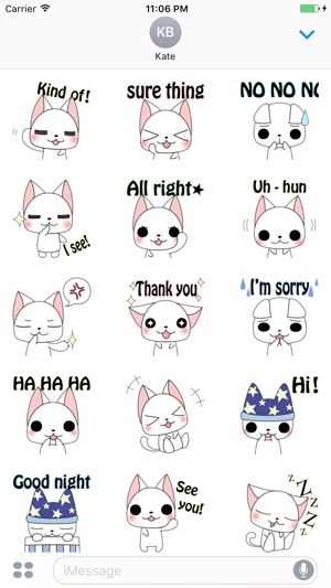 Elijah The Cute Moving Cat Animated Stickers(圖2)-速報App