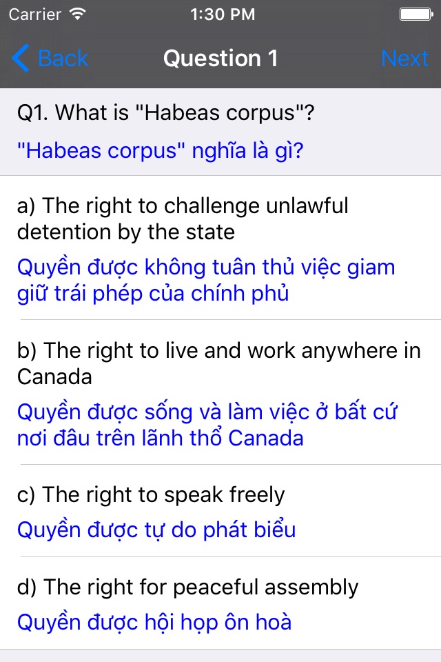 English-Vietnamese Citizenship screenshot 3