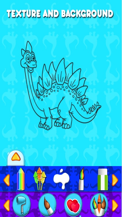 Dinosaurs Kids Coloring Book Pro screenshot-3