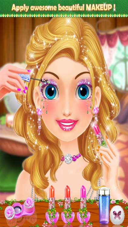 Princess Long Hair Salon: Games for Girls screenshot-3