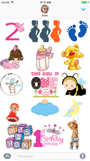 Baby Milestones Sticker Pack(圖3)-速報App