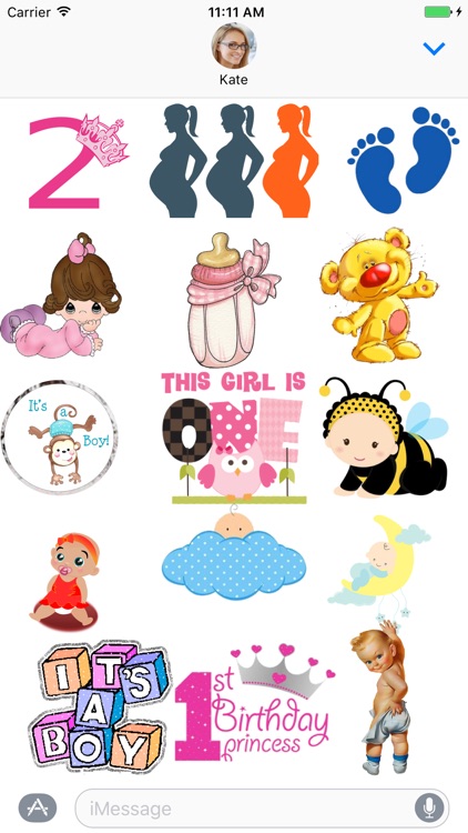 Baby Milestones Sticker Pack