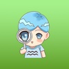 Aquarius the harmony boy stickers