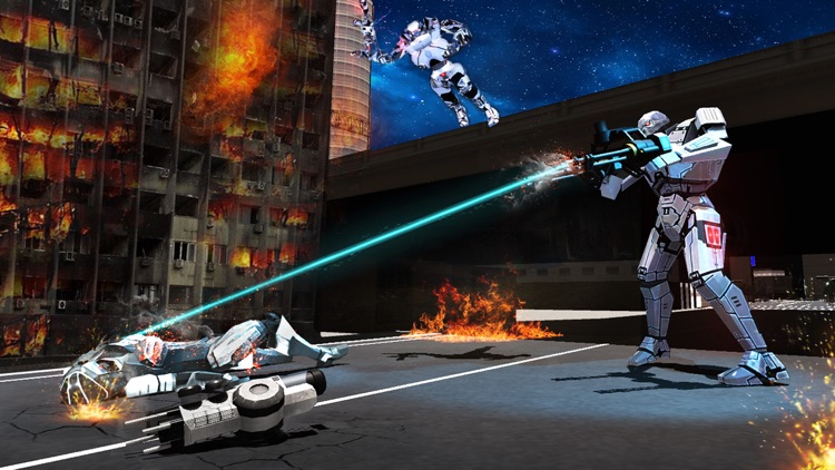 Futuristic Robot Fighting Game: Real City Robo War screenshot-3