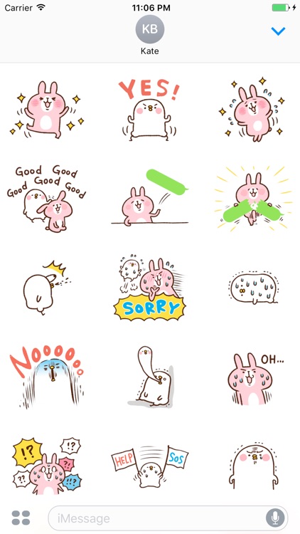 Aubrey The Cute Little Bunny Stickers