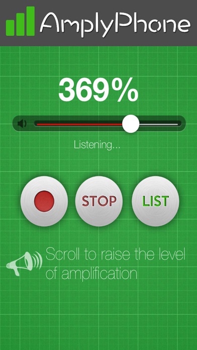 AmplyPhone - Personal hearing amplifier Screenshot 3