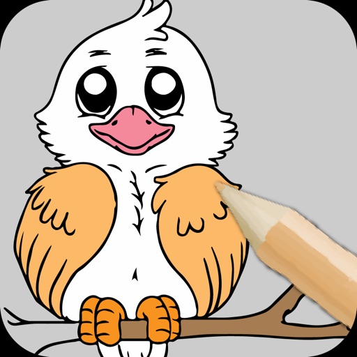 Animal Coloring - Drawing Practice for Kids Icon