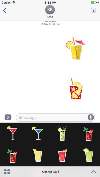 CocktailMoji - Famous Drinks Stickers