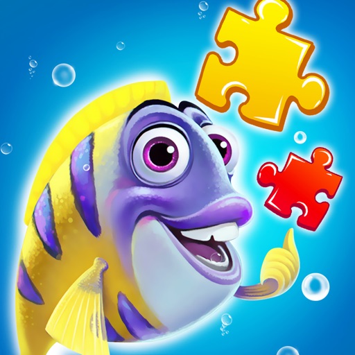 Preschool Sea Animals Jigsaw Puzzle Icon