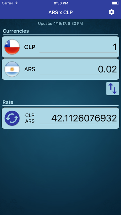 Argentine Peso x Chilean Peso screenshot 2