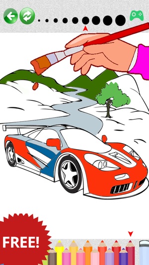 Supper Cars coloring page For kids