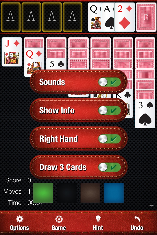 Solitaire 2G Pro screenshot 2