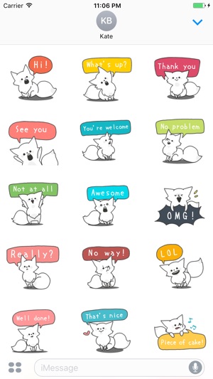 Stella The Little Snow Fox English Stickers(圖1)-速報App