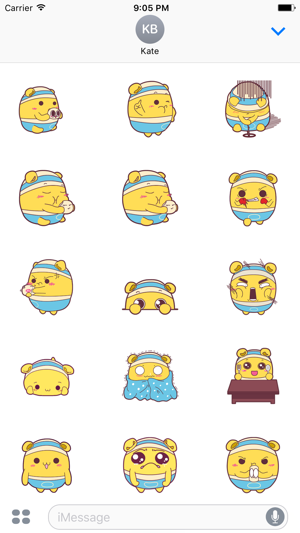 Shiro Hamster animated stickers(圖2)-速報App