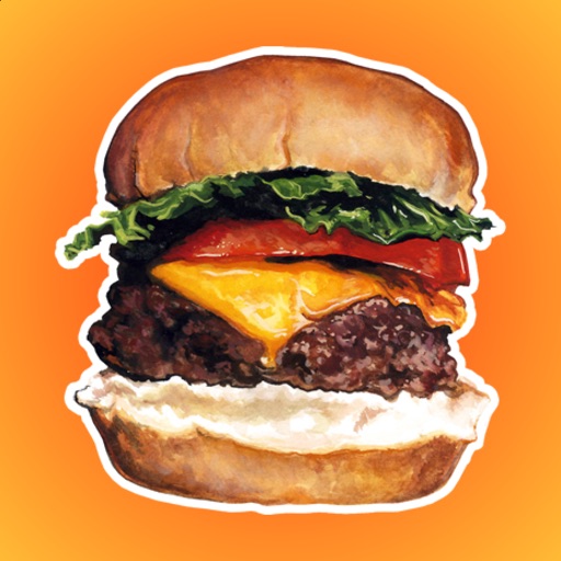 Burgers and Fast Food Stickers