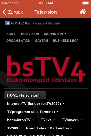 BADMINTONSPORT TELEVISION screenshot 2