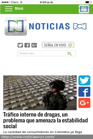 Noticias RCN screenshot 2