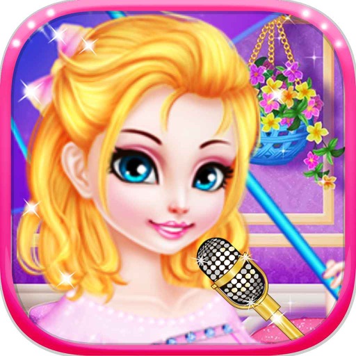 Dazzling Superstar - Makeover Girl Games Icon