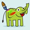 Kids Coloring Games Page Elephants Version