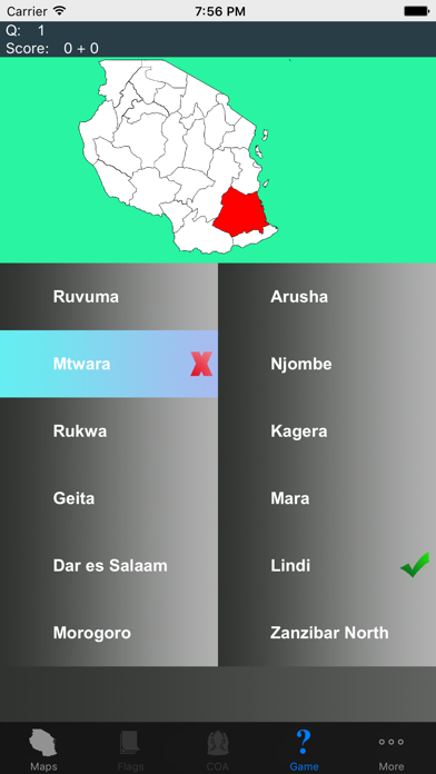 How to cancel & delete Tanzania Region Maps and Capitals from iphone & ipad 2