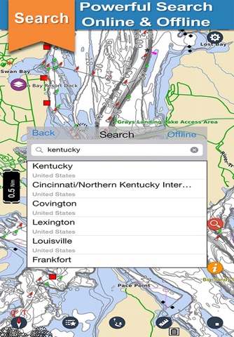 Kentucky & Barkley offline lake and park trails screenshot 4