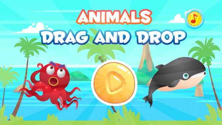 Animal Drag And Drop Puzzle