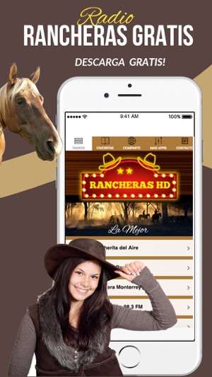 Radio Rancheras Gratis(圖1)-速報App