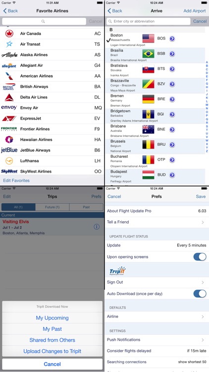 Flight Update Pro – Live Status, Alerts + TripIt screenshot-4