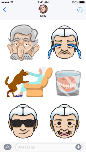 Grandpa & Grandma Emoji(圖2)-速報App