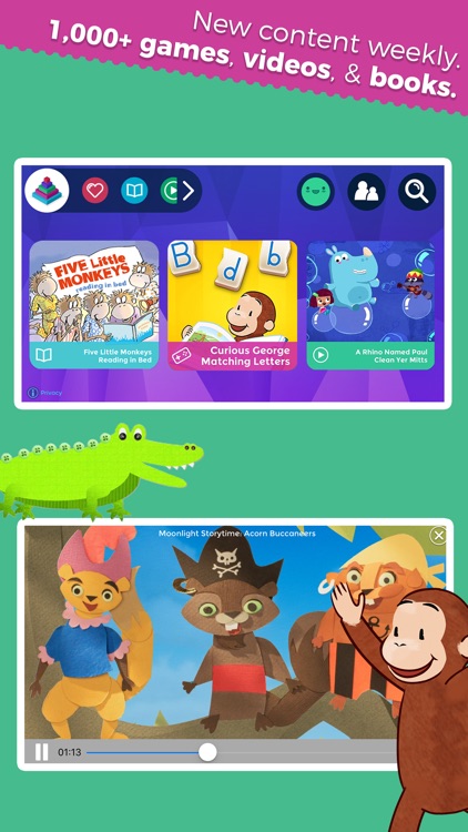 Curious World: Games, Videos, Books for Children