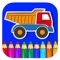 Dump Trucks Coloring Book Game Free Education