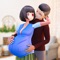 This expecting baby virtual mom is ready for a new day so as an anime virtual mother firstly waking up virtual dad for the office and making breakfast for the virtual family in this pregnant mom life anime games and pregnant games