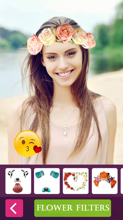 Flower Crown - Photo Collage & Editor for snapchat screenshot-4