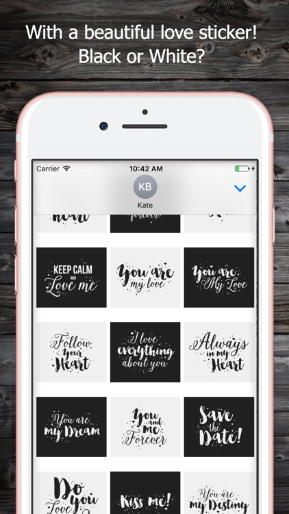 Black & White Love Quotes - Valentines Pack