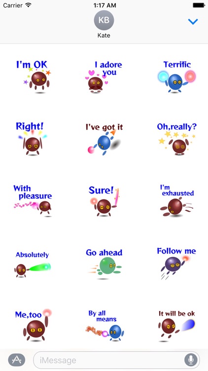 Mooz The Future Robot Stickers