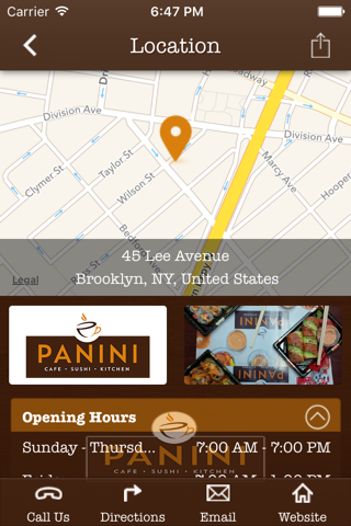 Panini La Cafe -  Kosher Dairy Restaurant screenshot 2