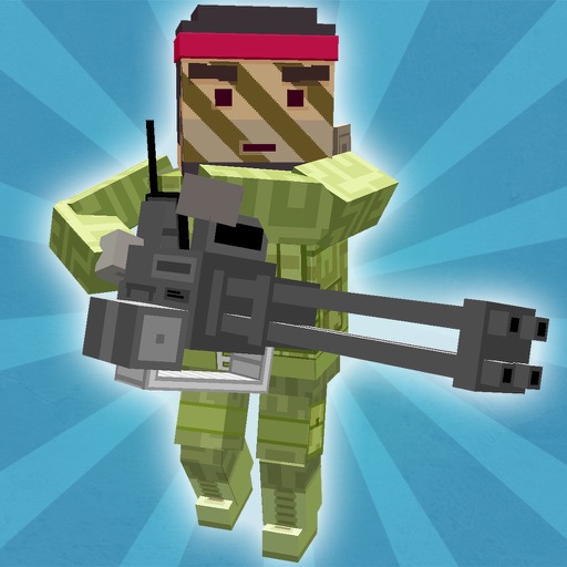 Blocky Army - Moving Tower Defense icon