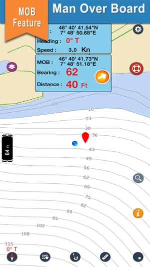 Superior Lake GPS offline nautical boaters chart(圖3)-速報App