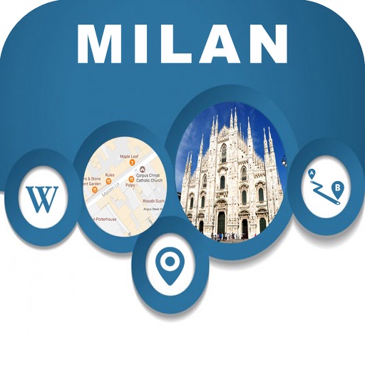 Milan Italy Offline City Maps Navigation & Transit iOS App